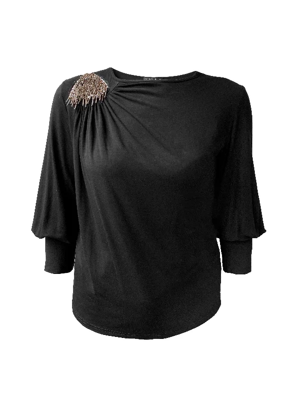 Antique Nickel Jersey Top Business Jersey Tee