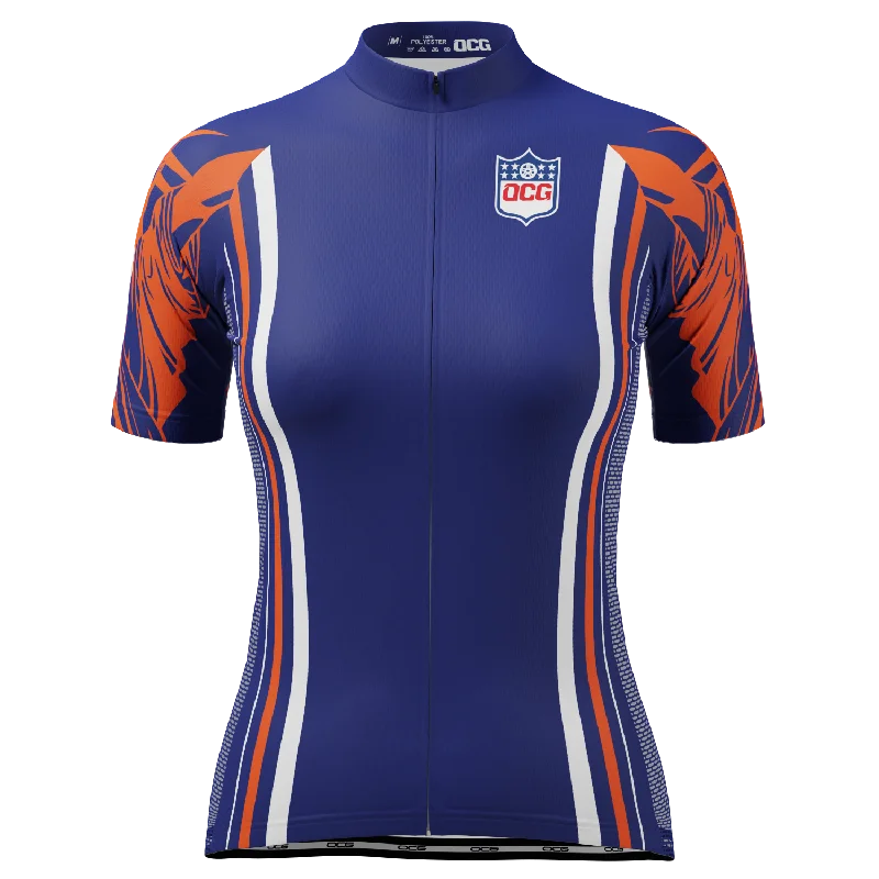 Women's Giant Football Short Sleeve Cycling Jersey Stylish Jersey Top
