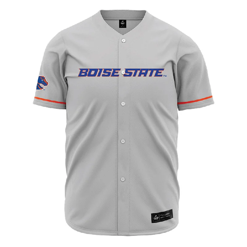 Boise State - NCAA Women's Track & Field : Lizbeth Soto - Grey Jersey Ash Gray Jersey Tee