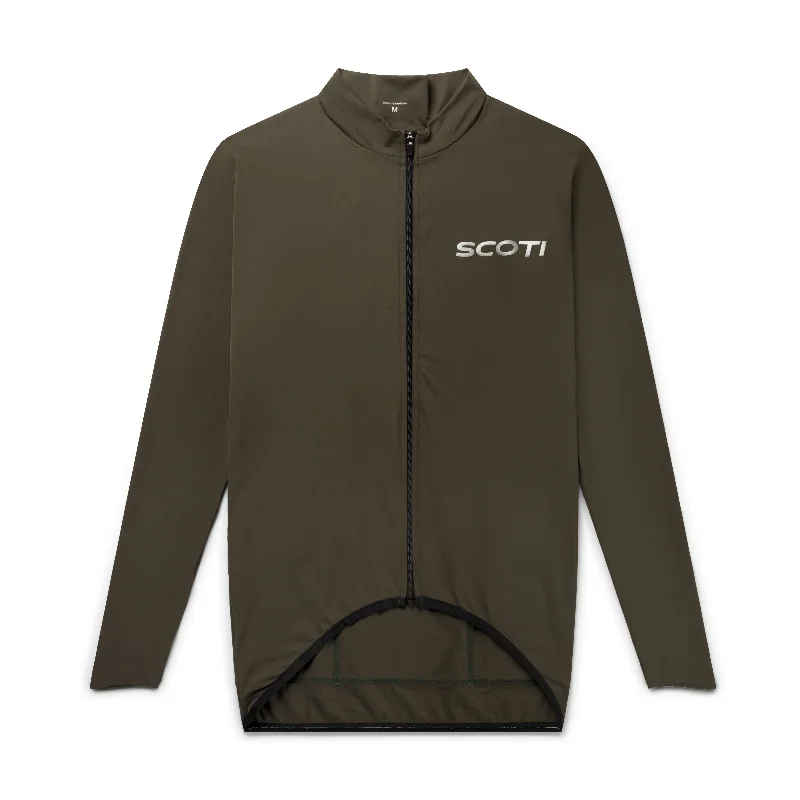SCOTI Bruma Women Long Sleeve Cycling Jersey Polo Neck Jersey Top