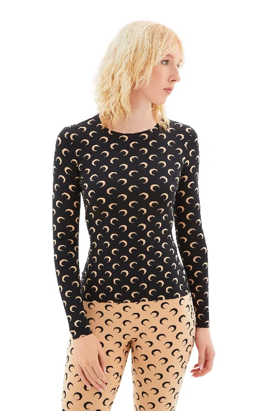 Regenerated AOM Jersey Second Skin Longsleeve (Inverse Tan) Off Shoulder Jersey Top