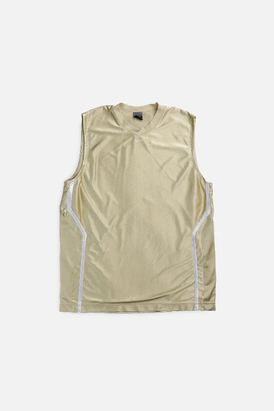 Vintage Nike Basketball Jersey - L One Shoulder Jersey Shirt