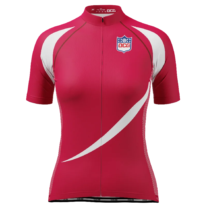 Women's Arizona Football Short Sleeve Cycling Jersey Ribbed Jersey Tee