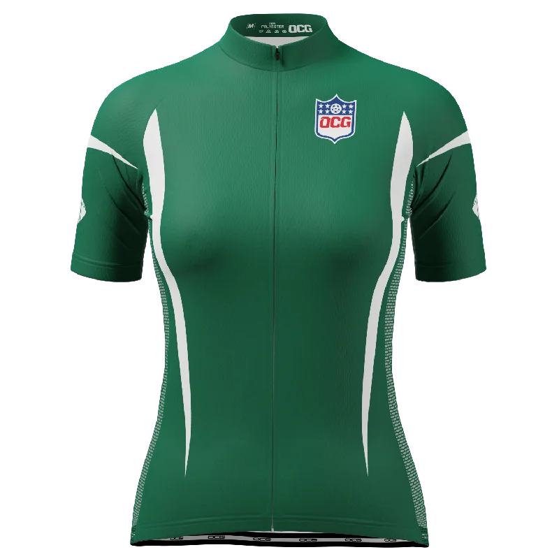 Women's New York Football Short Sleeve Cycling Jersey Women's Jersey Top