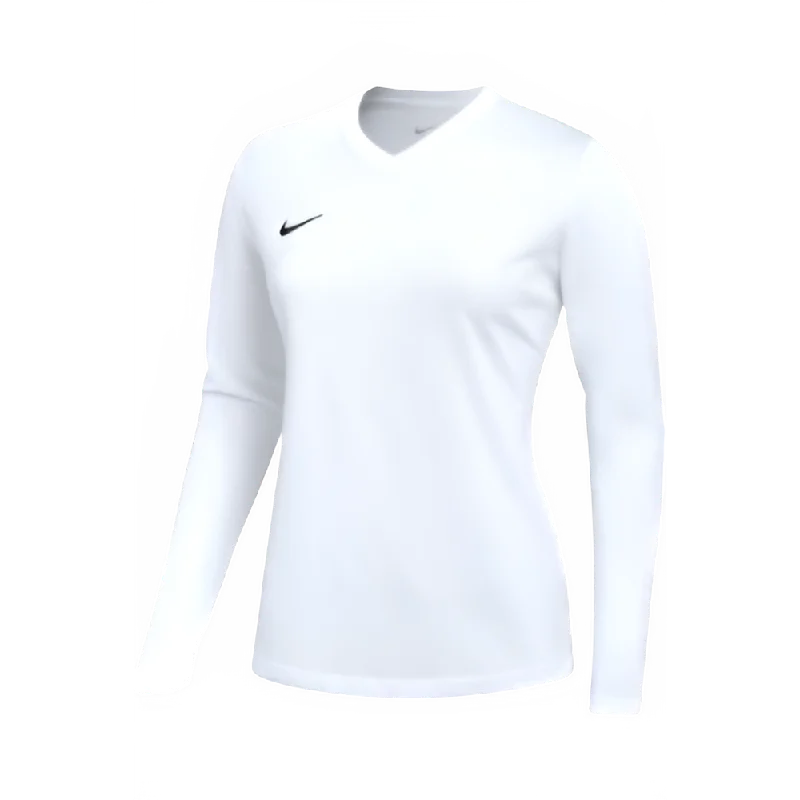 Nike Women's Dri-Fit US LS Tiempo Premier II Jersey Beige Jersey Tee