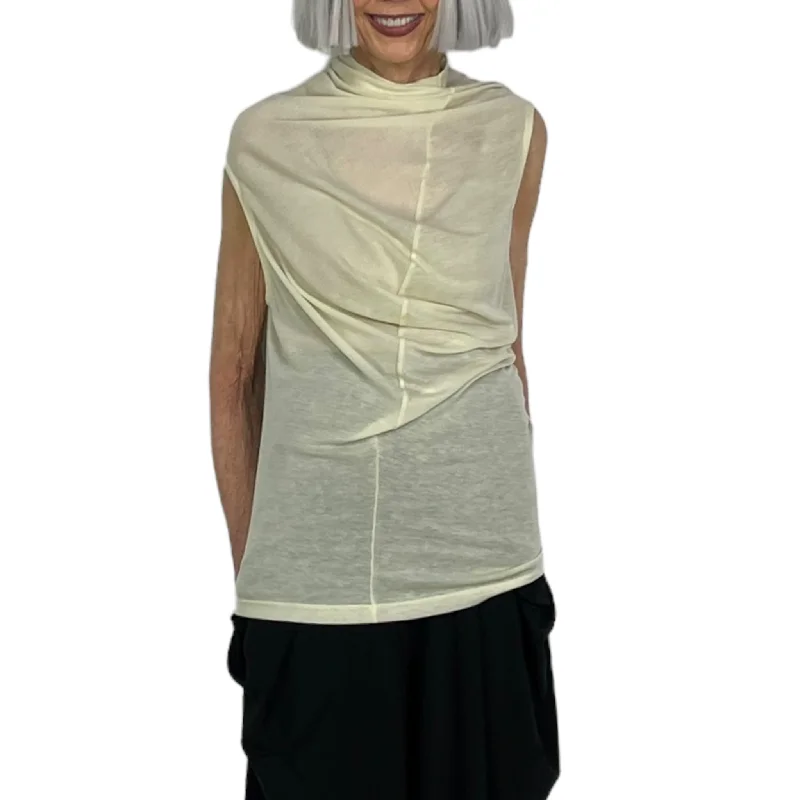 SLEEK JERSEY SLEEVELESS TOP Premium Jersey Tee