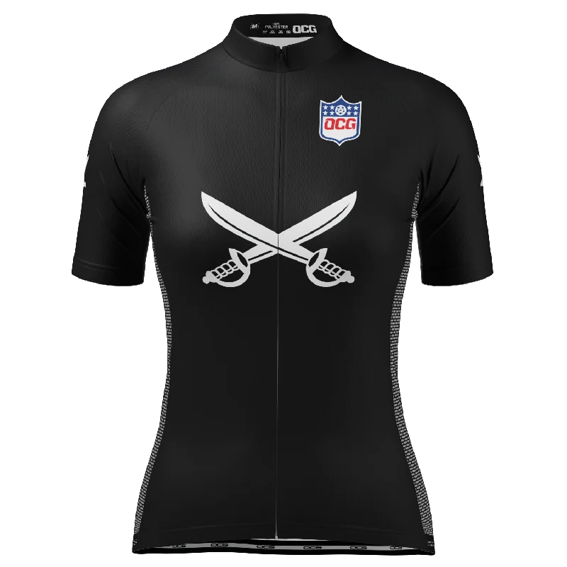 Women's Las Vegas Football Short Sleeve Cycling Jersey Elegant Jersey Shirt