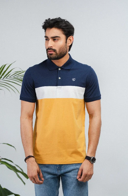 Yarn Dyed Jersey Polo Shirt Solid Color Jersey Shirt