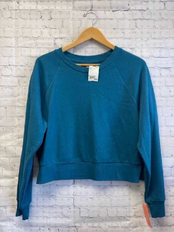 Size Medium Ladies Blue Colsie Sweatshirt Hoodie with Pocket Utility Practical