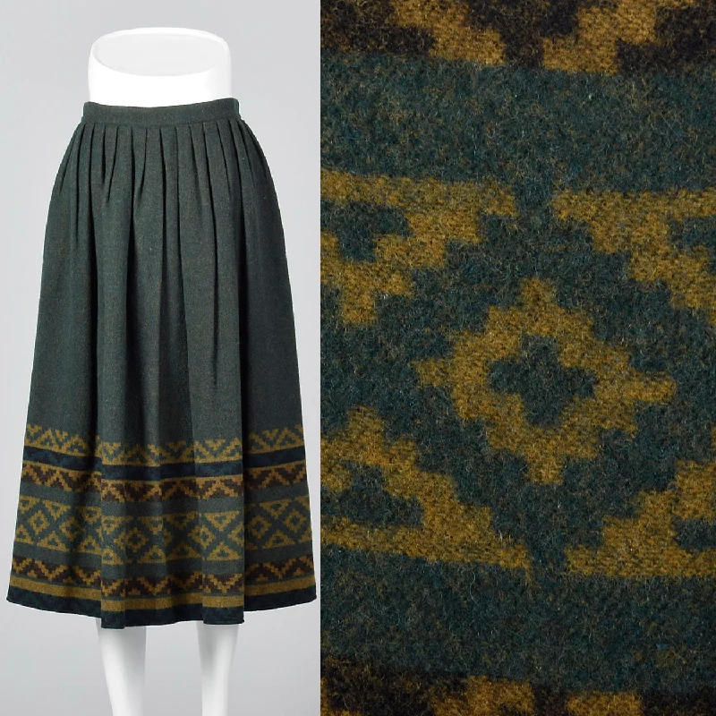 1980s Cacharel Wool and Cashmere Blend Skirt cashmere skirt fine