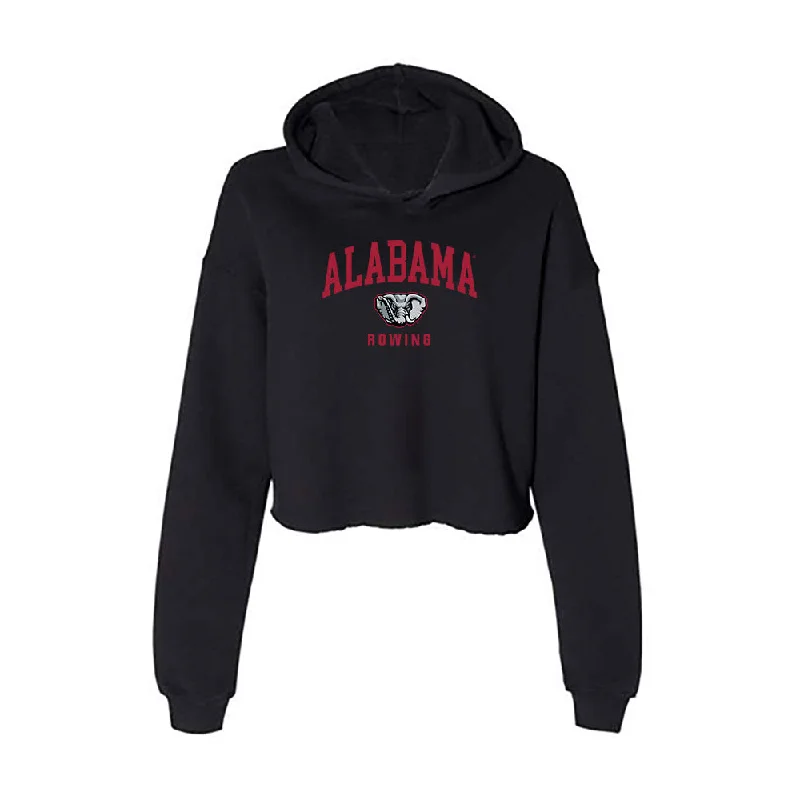 Alabama - NCAA Women's Rowing : Sydney Goldman - Women's Crop Fleece Hoodie Hoodie with Fur Luxurious Winter