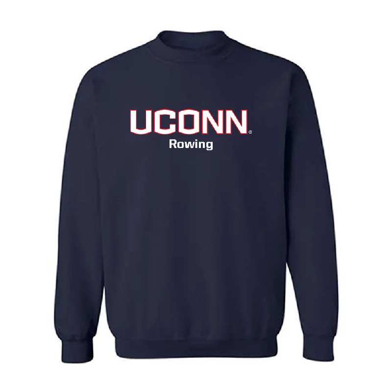 UConn - NCAA Women's Rowing : Jordyn Chezem - Classic Shersey Crewneck Sweatshirt Hoodie with Drawstring Waist Adjustable Fitted