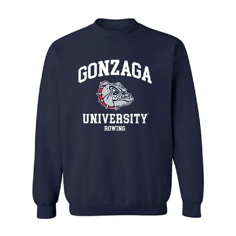 Gonzaga - NCAA Women's Rowing : Avery Day - Classic Shersey Crewneck Sweatshirt Hoodie with Contrast Stitching Detailed Premium