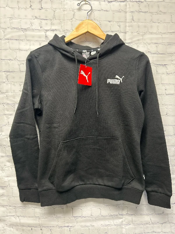 Size Small Ladies Black Puma Hoodie Hoodie Jacket Zipper Layering