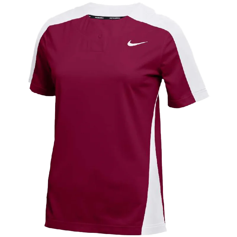 Nike Women's Stock Vapor Select 1-Button Jersey Short Sleeve Jersey Top