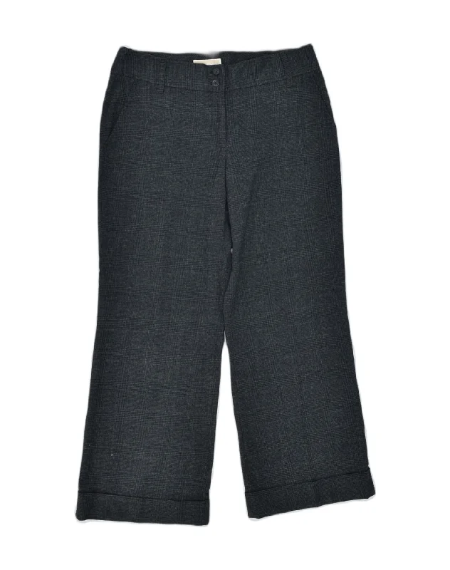 MICHAEL KORS Womens Straight Casual Trousers US 12 Large W35 L30 Grey Trousers Seasonal Trendy MICHAEL KORS Womens Straight Casual Trousers US 12 Large W35 L30 Grey Trousers Seasonal Trendy