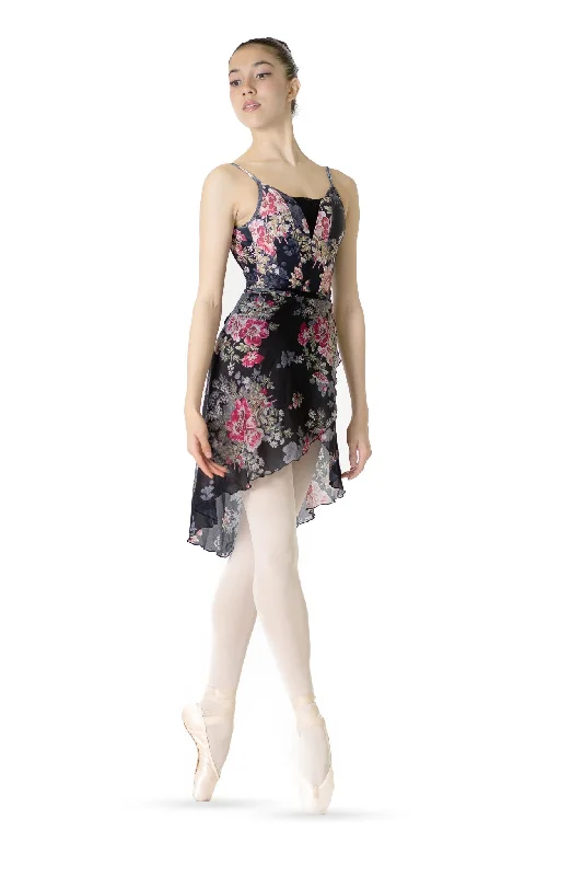Velvet Chiffon Wrap Skirt by Danse de Paris velvet skirt plush