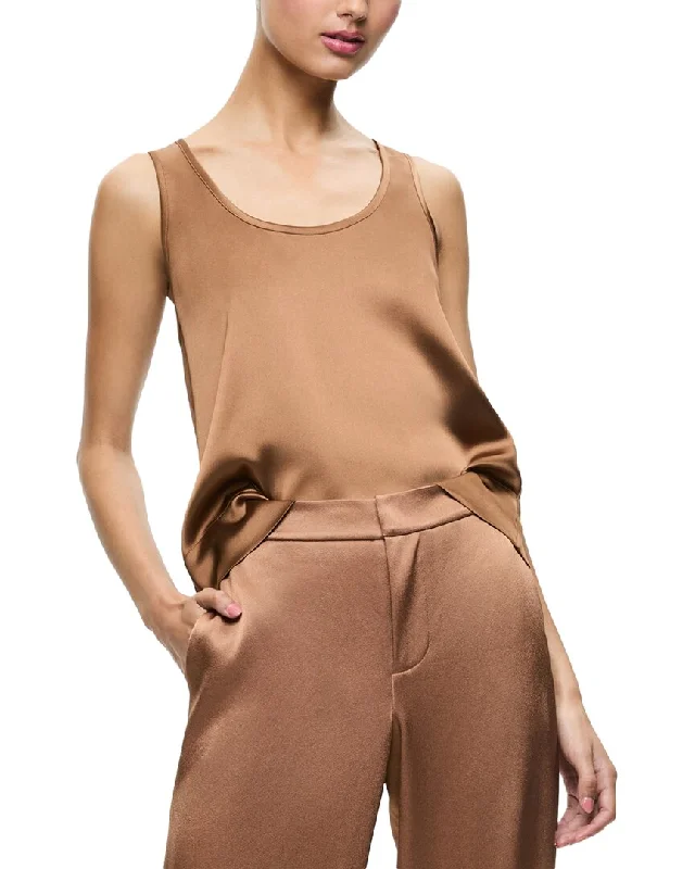 alice + olivia Avril Boxy Tank fashionable tank top