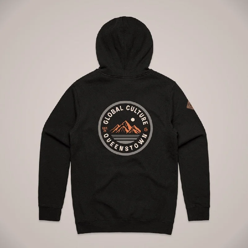 Queenstown Sunrise Unisex Hoodie Hoodie with Elastic Cuffs Stretchable Comfortable