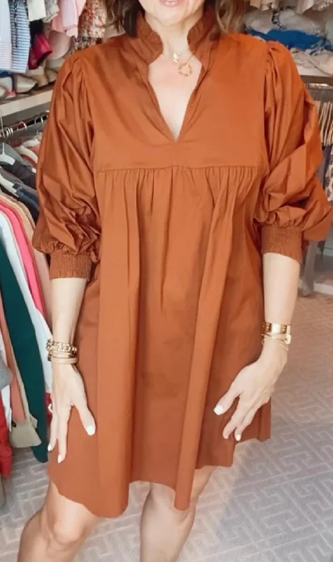 Jasper Orange Dress Tunics Luxurious premium