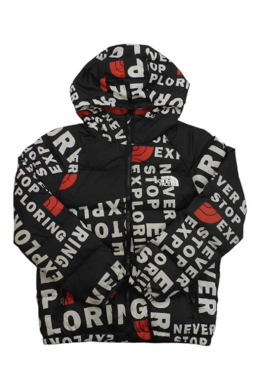 The North Face Boys Reversible Mt Chimbo Full Zip Hooded Jacket A-Line Jacket Boat Neck Shawl Collar The North Face Boys Reversible Mt Chimbo Full Zip Hooded Jacket A-Line Jacket Boat Neck Shawl Collar