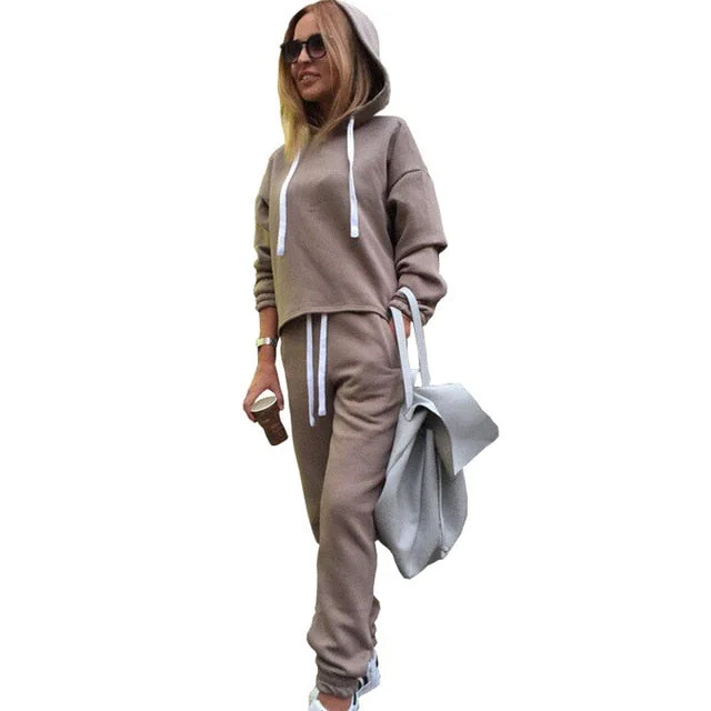 Khaki 2Pcs Suit