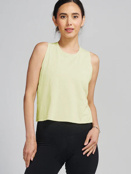task Performance Women's ALLways Tank in Citron boho tank top