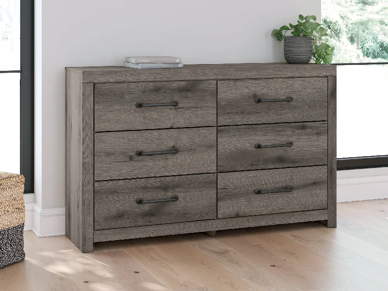 Graystorm Six Drawer Dresser Tunics Trendy modern