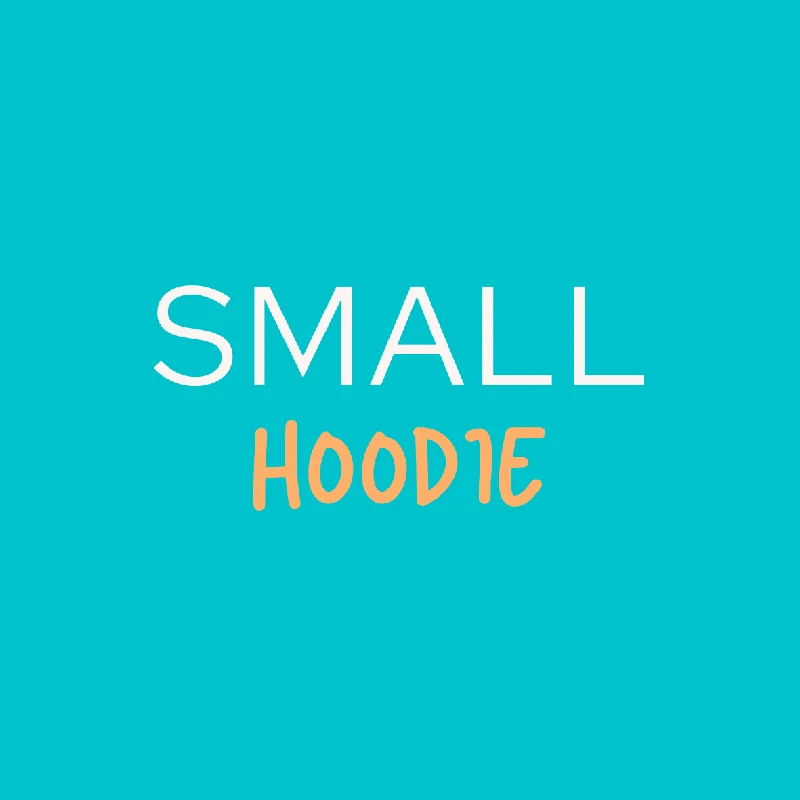 Hazel Blues® |  SMALL HOODIE Hoodie with Turtle Neck Cozy Winter
