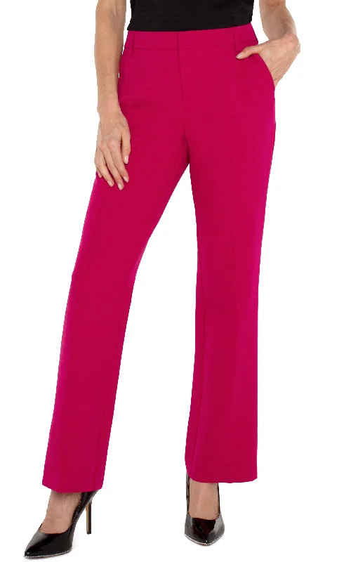 Kelsey Flare Trouser in Star Ruby Trousers Office Stylish