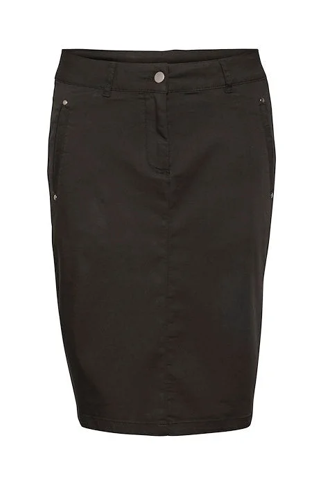 Kaffe Lea River Skirt belted skirt waist