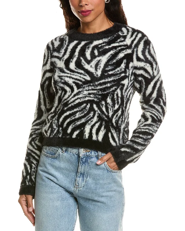 ALLISON Romi Sweater Hooded Sweater Collared Sweater Shawl Collar
