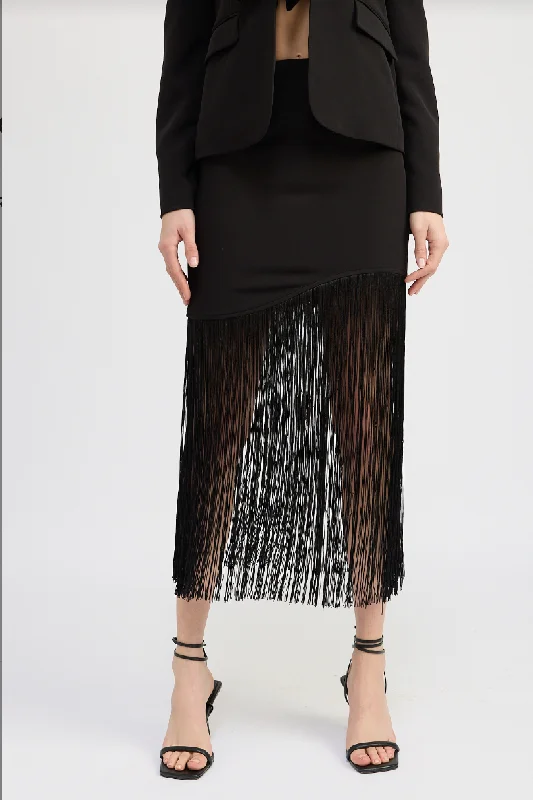 Black Estelle Skirt seamless skirt comfort
