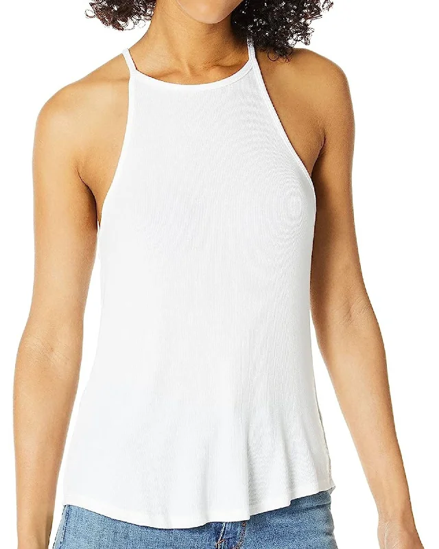 Basic White Tank striped tank top