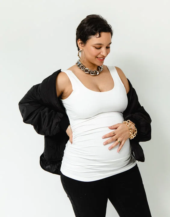 The Essentials Maternity Tank fitted tank top