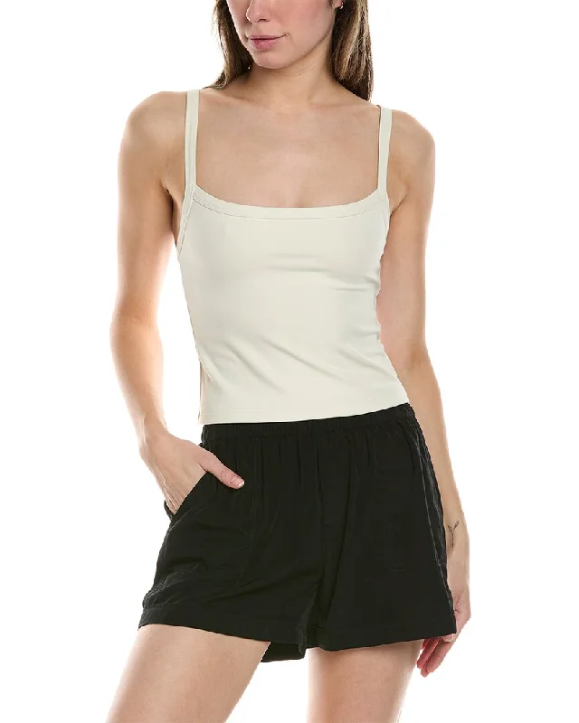 WeWoreWhat Wide Strap Scoop Tank relaxed fit tank