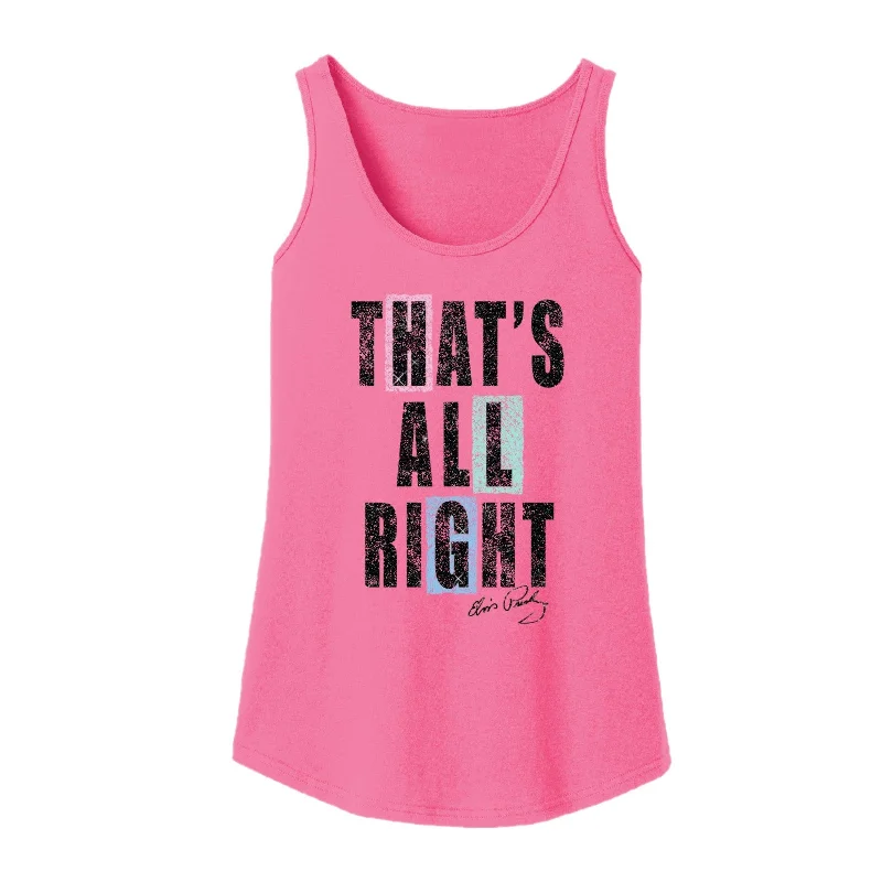 Elvis Presley That's All Right Women's Tank sequin tank top