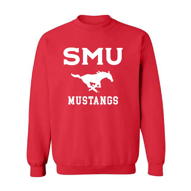 SMU - NCAA Women's Rowing : Avery Bethel - Crewneck Sweatshirt Hoodie with Turtle Neck Cozy Winter