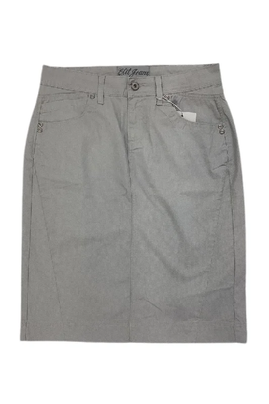 Elit Cotton Light Grey Skirt Style 068-12A chiffon skirt floaty