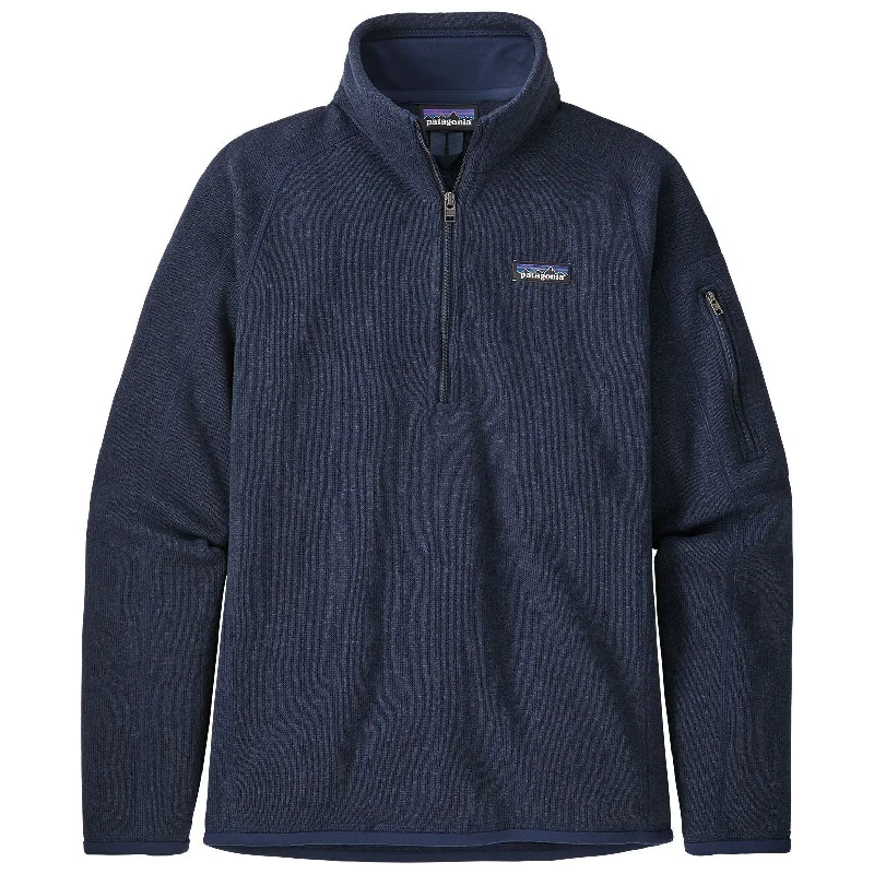 Patagonia Women's Better Sweater 1/4 Zip Ribbed Striped Patterned