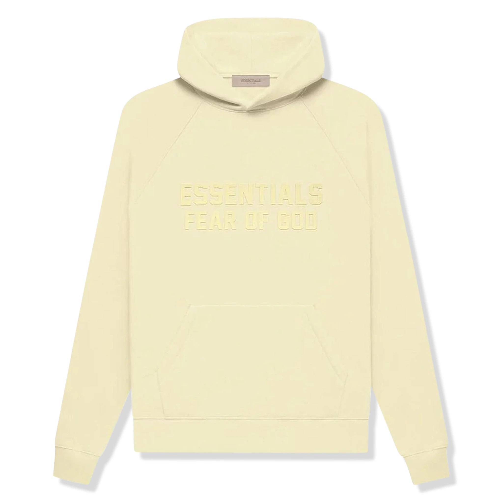 Fear Of God Essentials Canary Hoodie (FW22) Hoodie with Applique Textured Unique