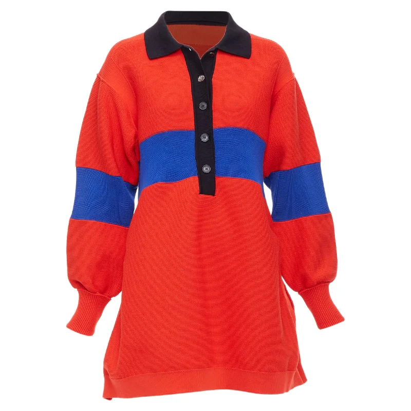 Sonia Rykiel Forever Saint Germain Knitted Sweater Dress Fitted Slim Tailored
