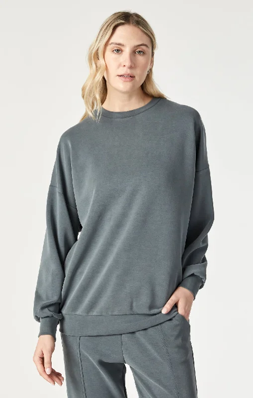 OVERSIZED SWEATSHIRT IN URBAN CHIC Hoodie with Longline Fit Extended Stylish