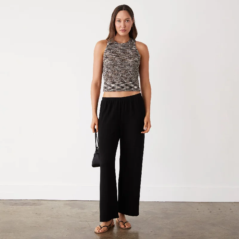 Space-dye Crochet Racer Tank bold tank top