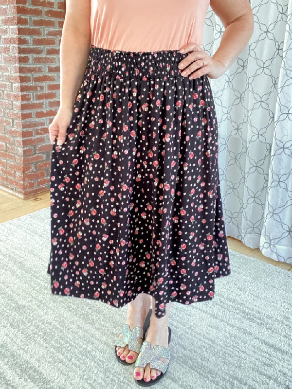 Hazel Blues® |  Fine Place to Be Skirt velvet skirt plush