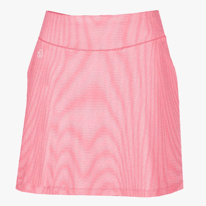 Marsha - Breathable golf skirt with inner shorts button skirt front