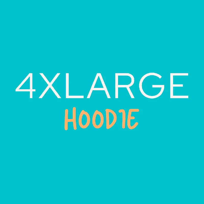 Hazel Blues® |  4XLARGE HOODIE Hoodie with Elastic Cuffs Stretchable Comfortable