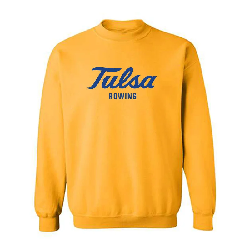 Tulsa - NCAA Women's Rowing : Danica Swetz - Classic Shersey Crewneck Sweatshirt Hoodie with Side Slits Relaxed Casual