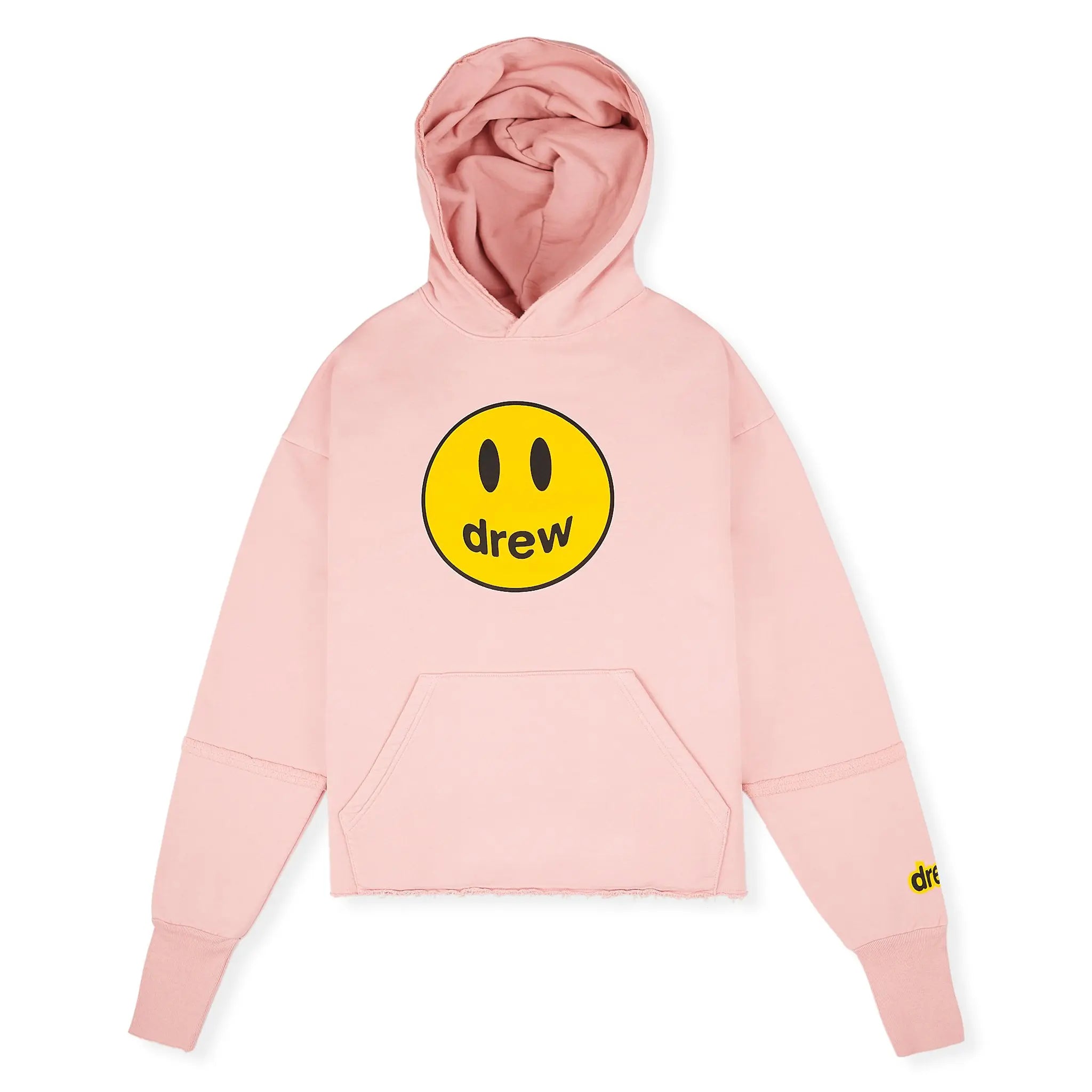 Drew House Mascot Deconstructed Hoodie Dusty Pink Hoodie with Earth Tones Natural Calm