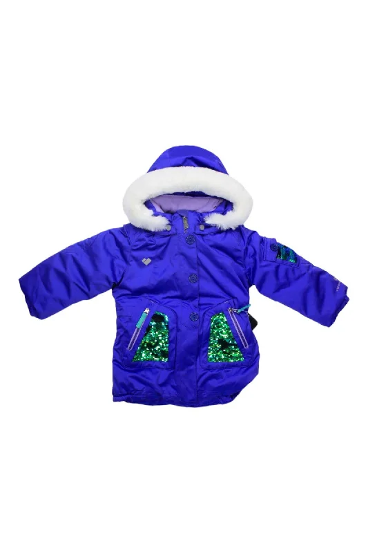 Obermeyer Girl's Sparkle-Girl Jacket Satin Fabric Silk Fabric Chiffon Fabric